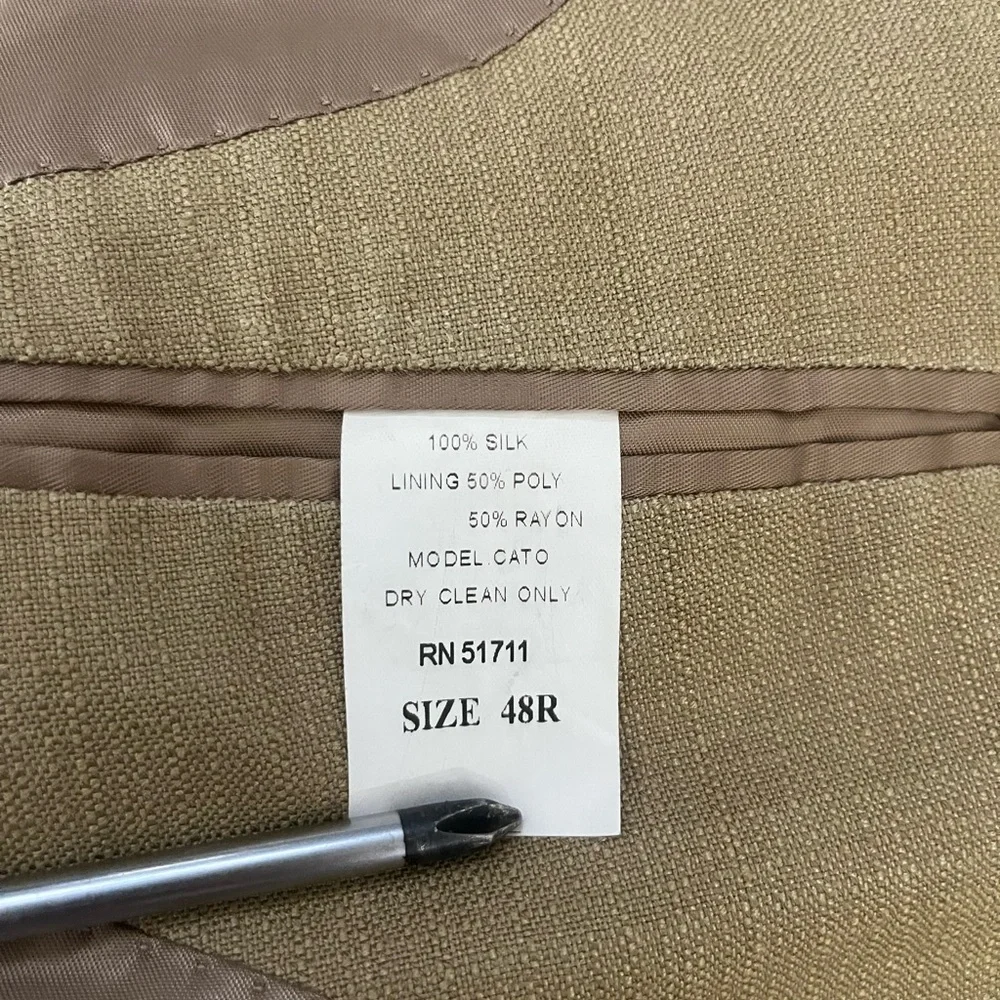 Silk‎ Light Brown Blazer